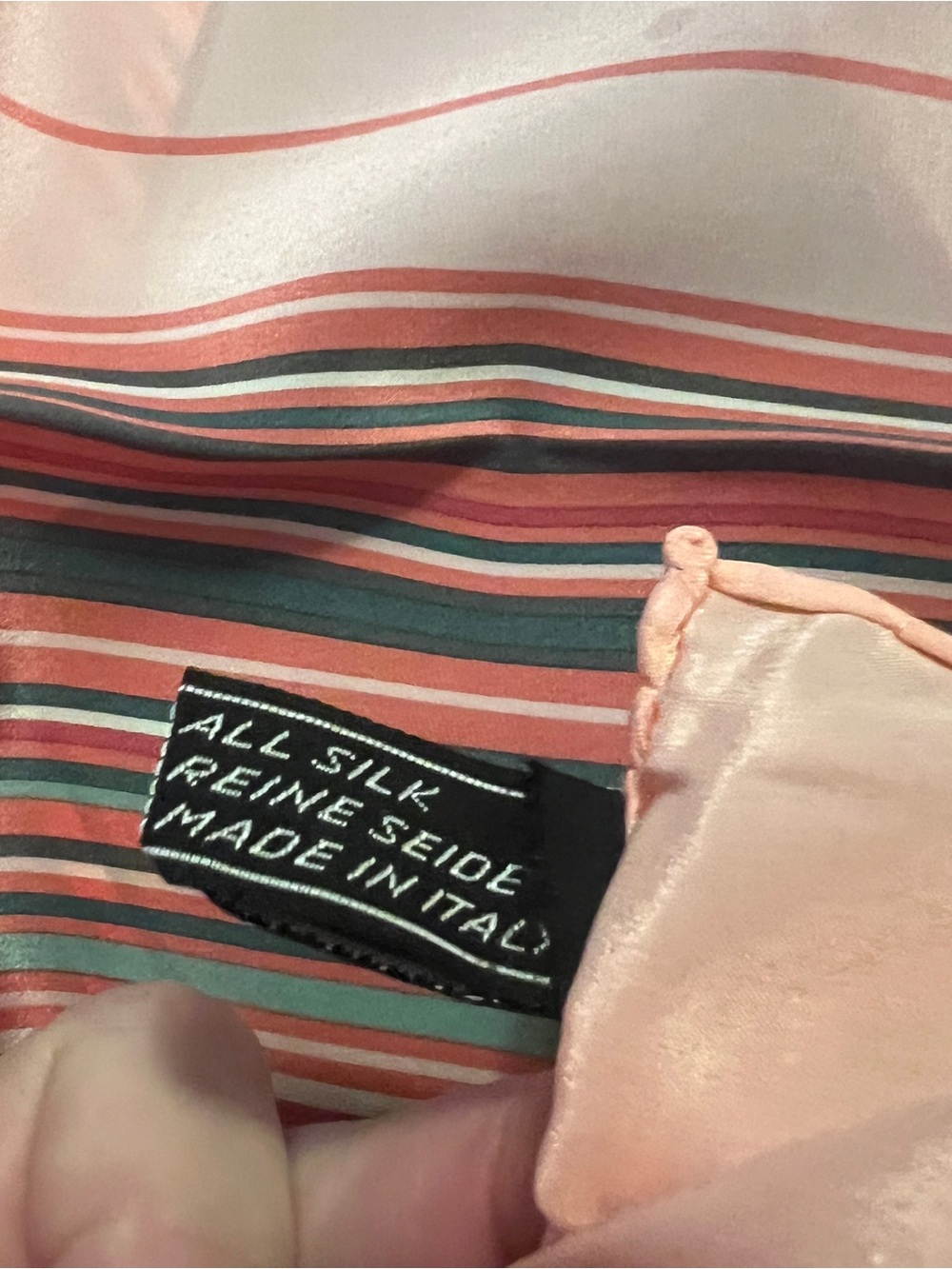 Valentino vintage silk scarf geometric design - Picture 4 of 7